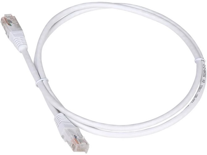 Кабель патч-корд U/UTP 5e кат. 3м TWT TWT-45-45-3.0-WH