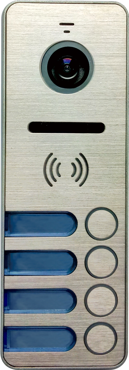 Вызывная панель Tantos iPanel 2 (Metal) HD 4 аб.