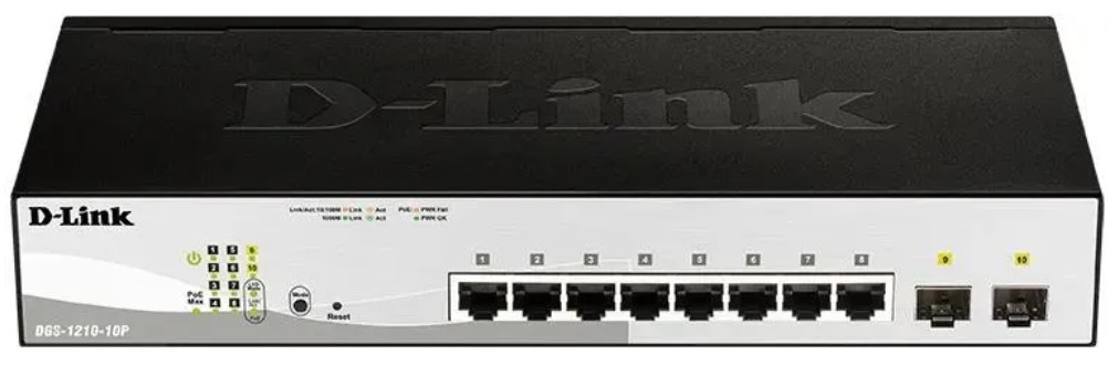 Коммутатор управляемый D-link DGS-1210-10P/FL2A