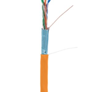 Кабель витая пара F/UTP 5e кат. 4 пары Netlan EC-UF004-5E-LSZH-OR
