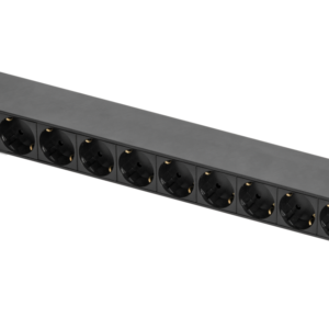 Блок розеток 19", 9 розеток TLK TLK-RSC09-MF-01-BK