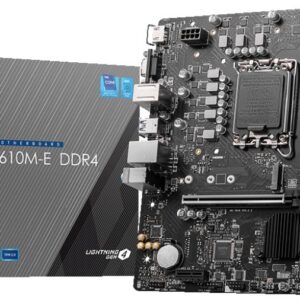 Материнская плата MSI PRO H610M-E DDR4, LGA1700, Intel H610, mATX