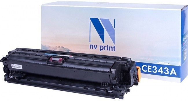 Тонер-картридж NVP NV-CE343A/CE273AM Пурпурный