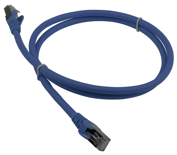 Кабель патч-корд Lanmaster LAN-PC45/S6A-2.0-BL