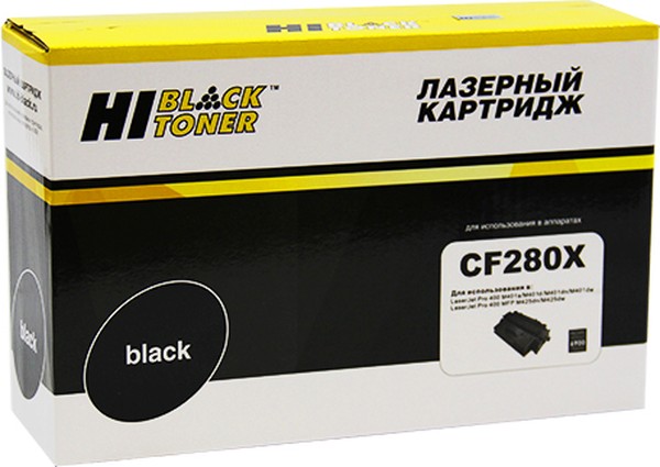 Тонер-картридж Hi-Black HB-CF280X Черный