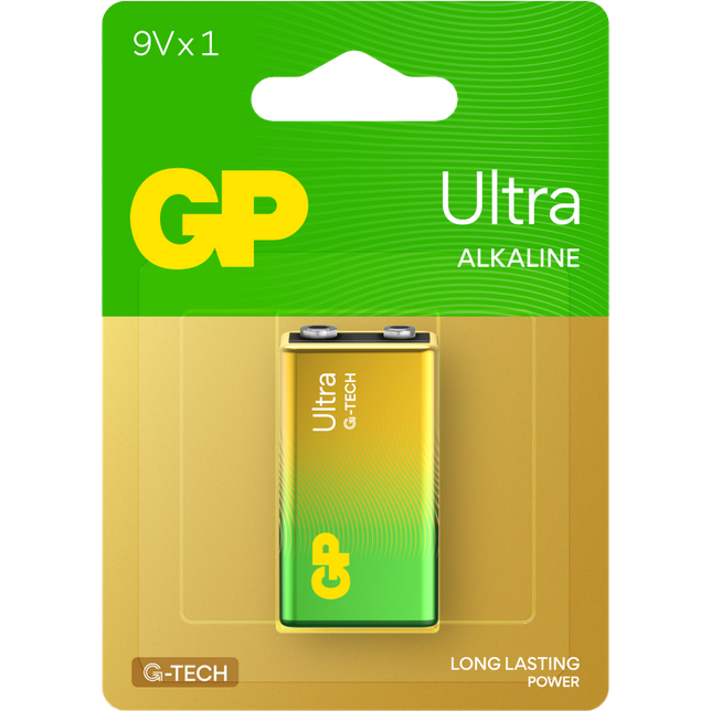 Батарейка GP 1604AU Ultra Alkaline (9V, 1 шт.)