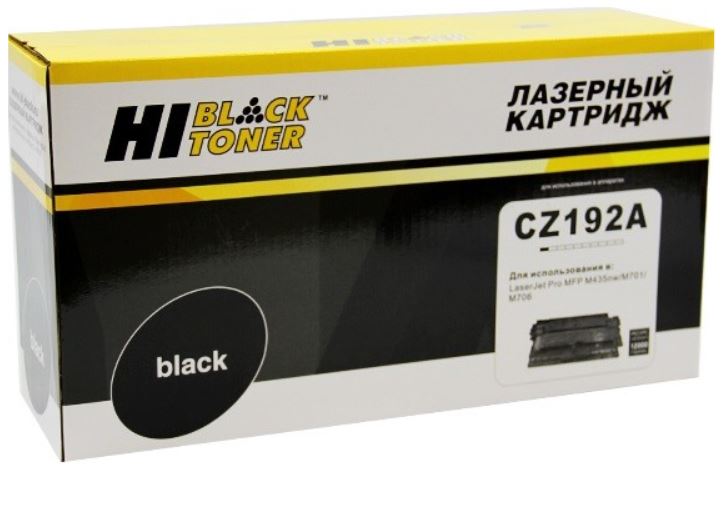 Тонер-картридж Hi-Black HB-CZ192A Черный