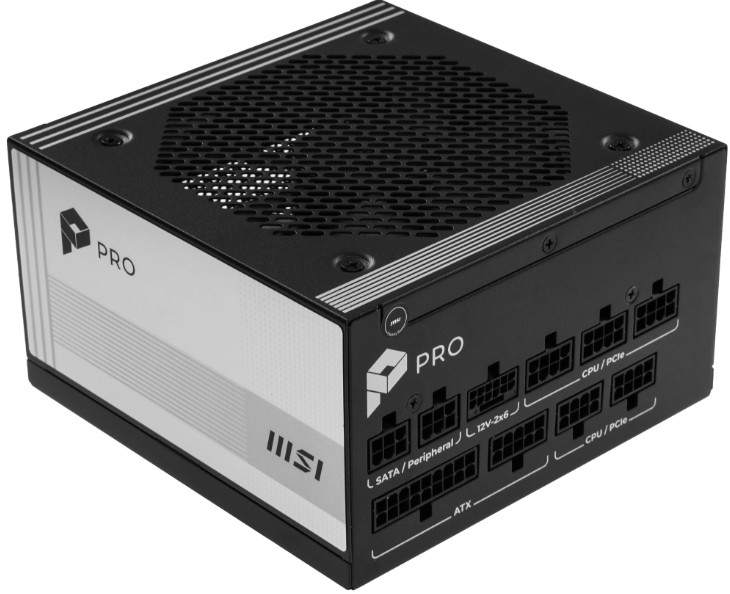 Блок питания ATX MSI PRO A850PL
