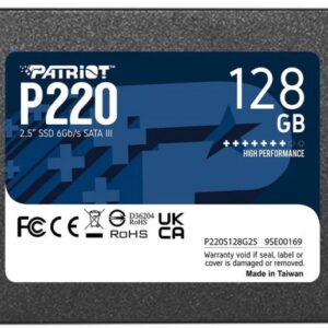 SSD накопитель Patriot Memory P220S128G25, [P220S128G25]
