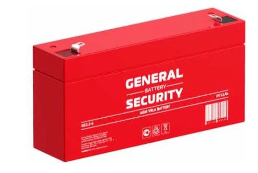 Аккумулятор General Security GS3.2-6L