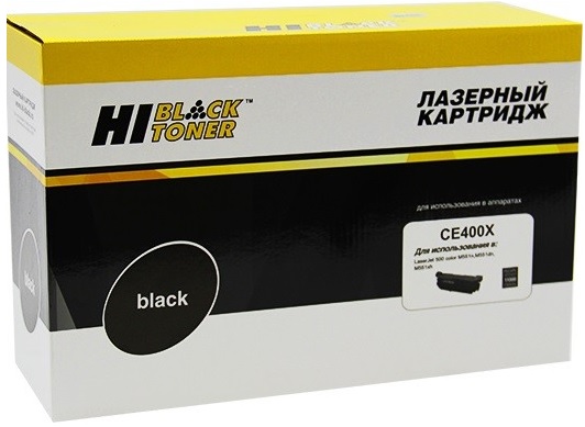 Тонер-картридж Hi-Black HB-CE400X Черный