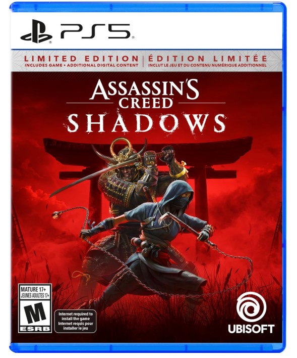 Игра PS5 ASSASSINS CREED SHADOW, диск