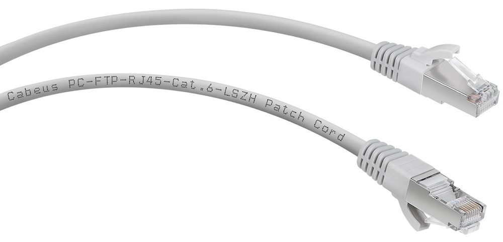 Кабель патч-корд F/UTP 6 кат. 2м Cabeus PC-FTP-RJ45-Cat.6-2m-LSZH
