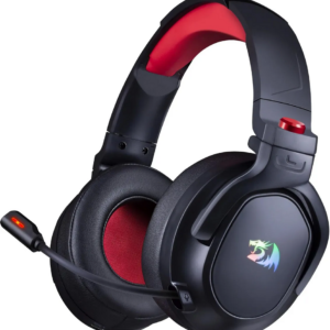 Беспроводная стереогарнитура Redragon Nomen, Bluetooth, Проводной, Накладные, Черно-красный, [71279]