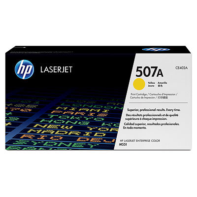 Тонер-картридж HP 507A Желтый