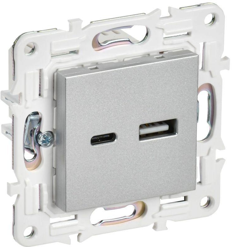 Розетка USB IEK SK-U22-018-K23