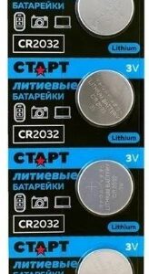 Батарейка Старт CR2032 - BL5 BLUE