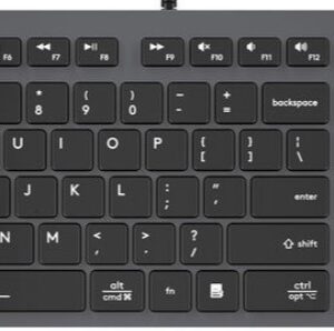 Ножничная клавиатура A4Tech Fstyler FX50, USB, Черный [FX50 GREY]