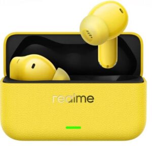 Наушники TWS Realme Buds T500 Pro, Bluetooth, Внутриканальные, Желтый, [6941764483897]