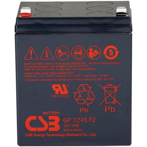 Аккумуляторная батарея CSB GP1245 F2 (12V16W)