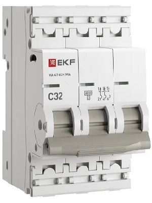 Автоматический выключатель EKF M63MA6332C