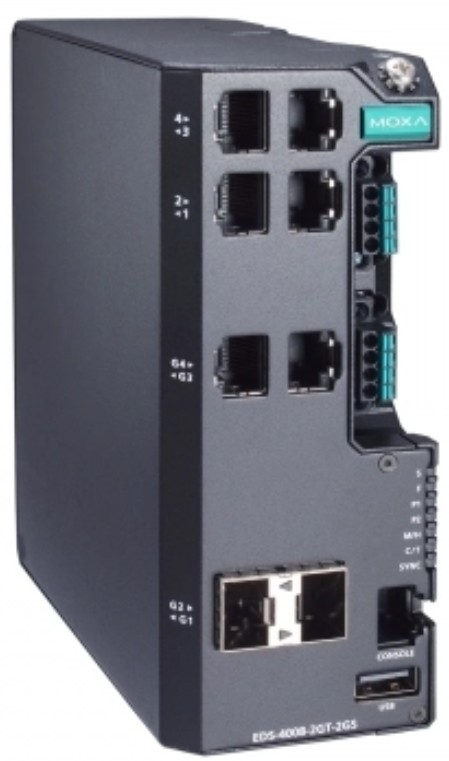 Коммутатор управляемый MOXA EDS-4008-2GT-2GS-LV-T