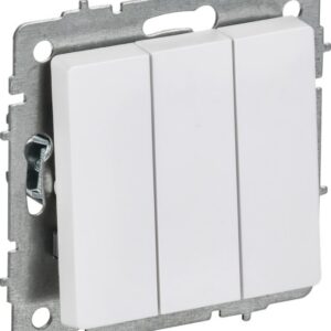 Выключатель трехклавишный IEK BR-V30-0-10-K91