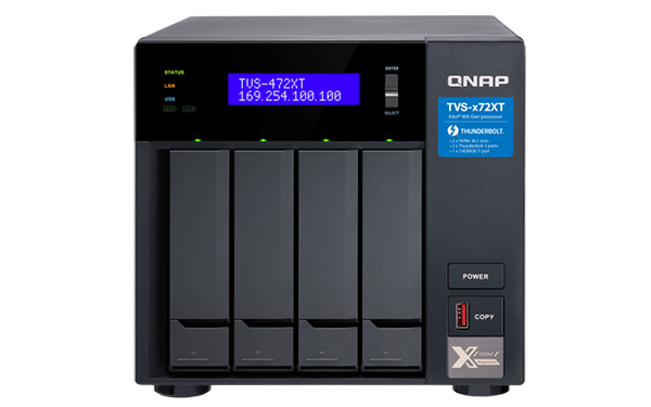 Сетевой накопитель QNAP TVS-472XT-PT-4G