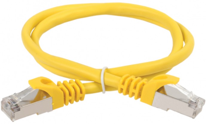 Кабель патч-корд FTP 5е кат. 1м ITK PC05-C5EFL-1M