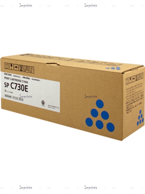Тонер-картридж Ricoh Print Cartridge Cyan SP C730E Голубой