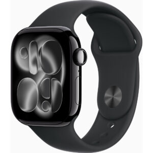 Умные часы Apple Watch Series 11 42mm Jet Black Aluminium Case With Black Sport Band M/L (MEQU4)