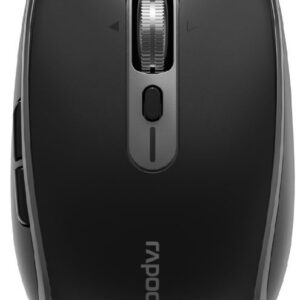 Оптическая светодиодная мышь Rapoo M590 Silent, Черный, [M590-BL]