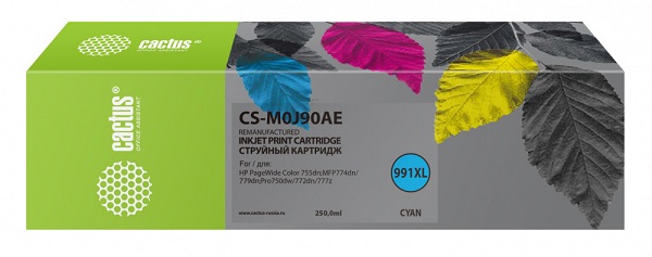 Тонер-картридж Cactus CS-M0J90AE Голубой