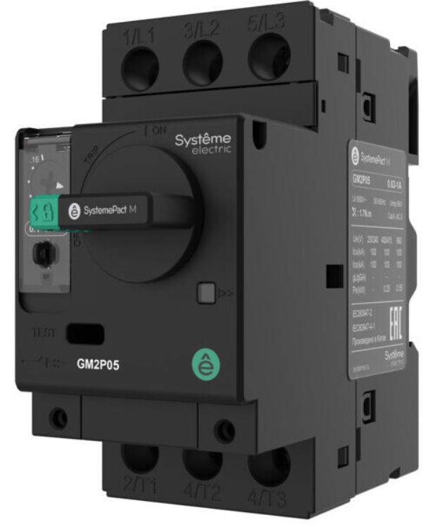 Автоматический выключатель для защиты двигателя Systeme Electric GM2P10