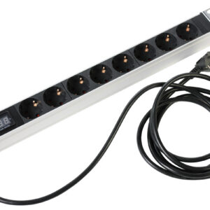 Блок розеток 19", 8 розеток ЦМО R-16-8S-AM-440-3