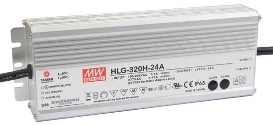 Драйвер светодиодный Mean Well HLG-320H-24A