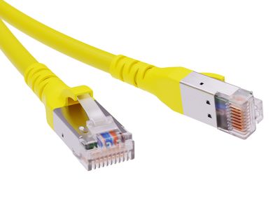Кабель патч-корд SF/UTP 6A кат. 0.5м DKC RN6ASF4505YL