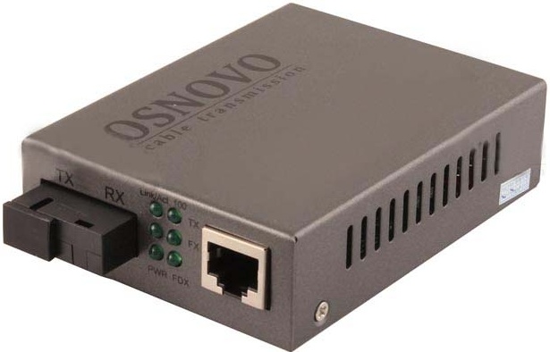 Медиа-конвертер OSNOVO OMC-100-11S5a