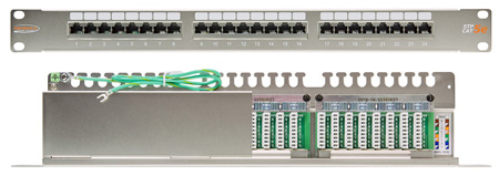 Патч-панель NikoMax NMC-RP24SD2-1U-MT