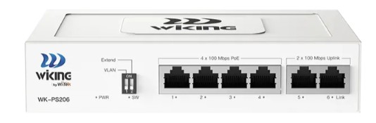 Коммутатор неуправляемый Wi-Tek WK-PS206 v2