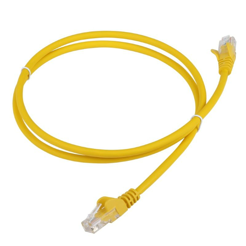 Кабель патч-корд U/UTP 6 кат. 0.3м Lanmaster LAN-PC45/U6-0.3-YL