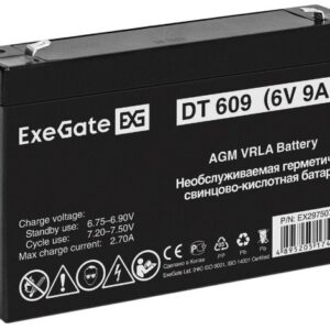 Батарея аккумуляторная Exegate DT 609