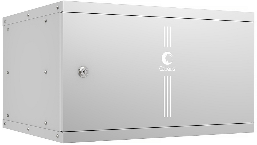 Шкаф настенный 19", 6U Cabeus WSC-05D-6U55/45m