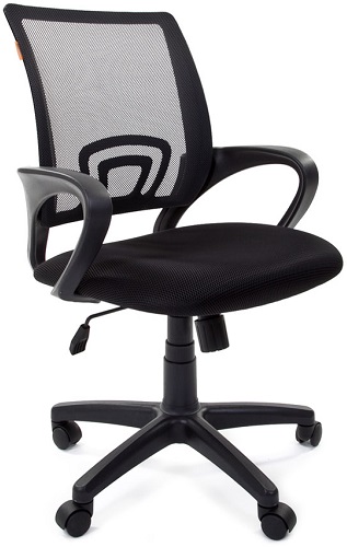 Кресло офисное Chairman 696 Черный пластик (black)