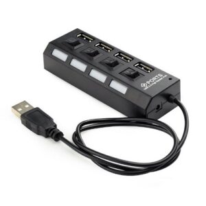 Разветвитель USB 2.0 Gembird UHB-U2P4-02A