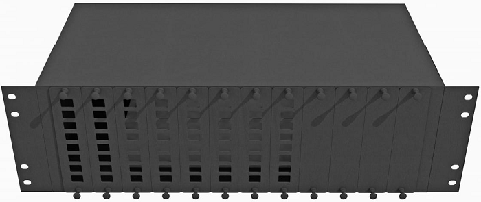 Кросс оптический стоечный TopLAN КРС-Top-3U-64SC/DLC-BK