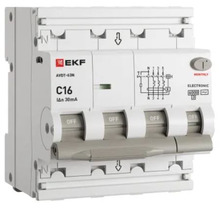 Автомат дифференциальный EKF D63N46E16C30