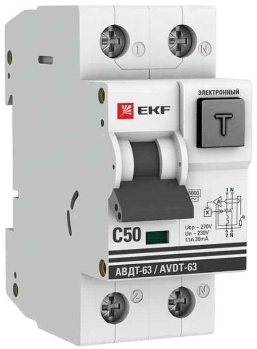 Автомат дифференциальный EKF DA63-50-30e-AC