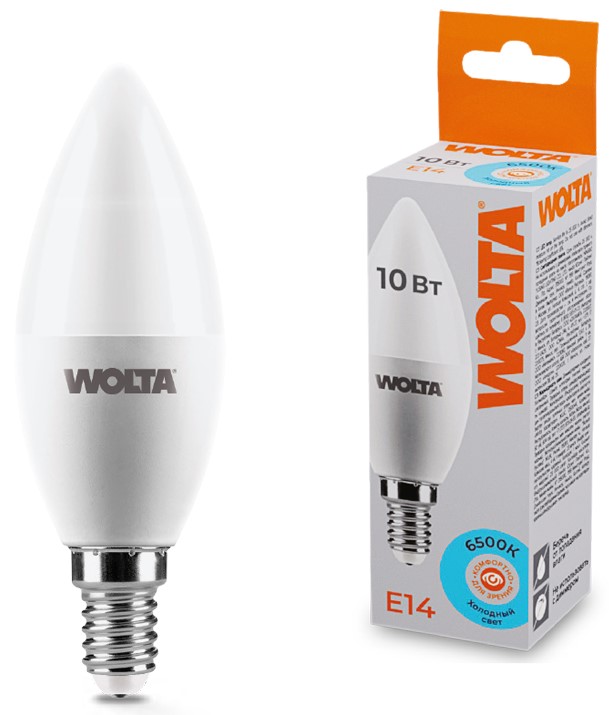 Лампа светодиодная WOLTA 25WC10E14