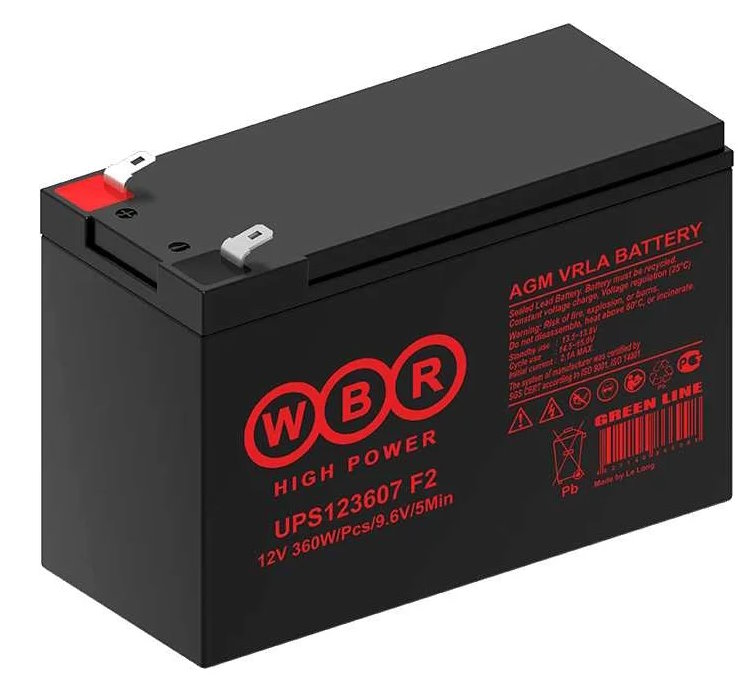 Аккумулятор WBR UPS123607 F2